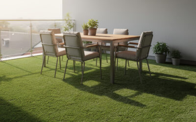 Herbe synthétique pour terrasse : avantages, conseils et entretien