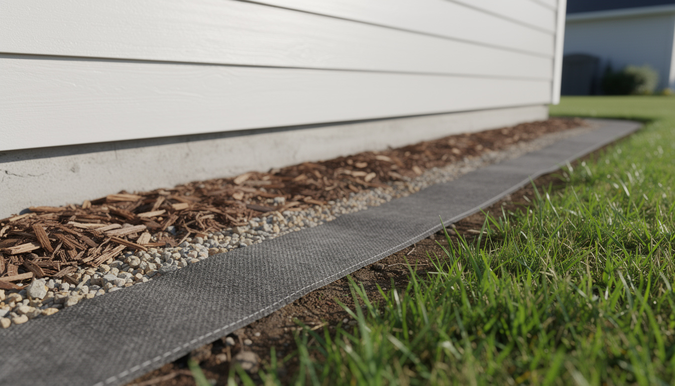 Pourquoi utiliser un géotextile pour empêcher l’herbe de pousser autour de la maison découvrez pourquoi utiliser un géotextile est une solution efficace pour empêcher l'herbe de pousser autour de votre maison, tout en facilitant l'entretien de votre jardin.