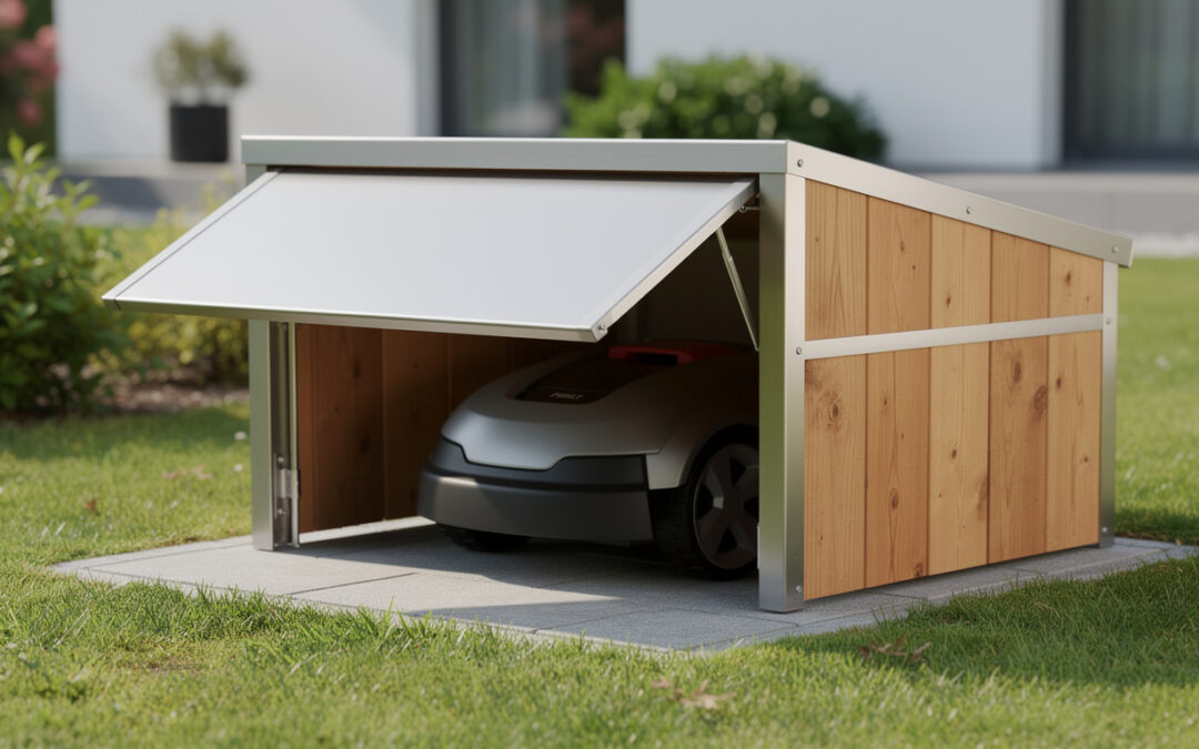 Abri robot tondeuse avec porte automatique : comment choisir le meilleur modèle