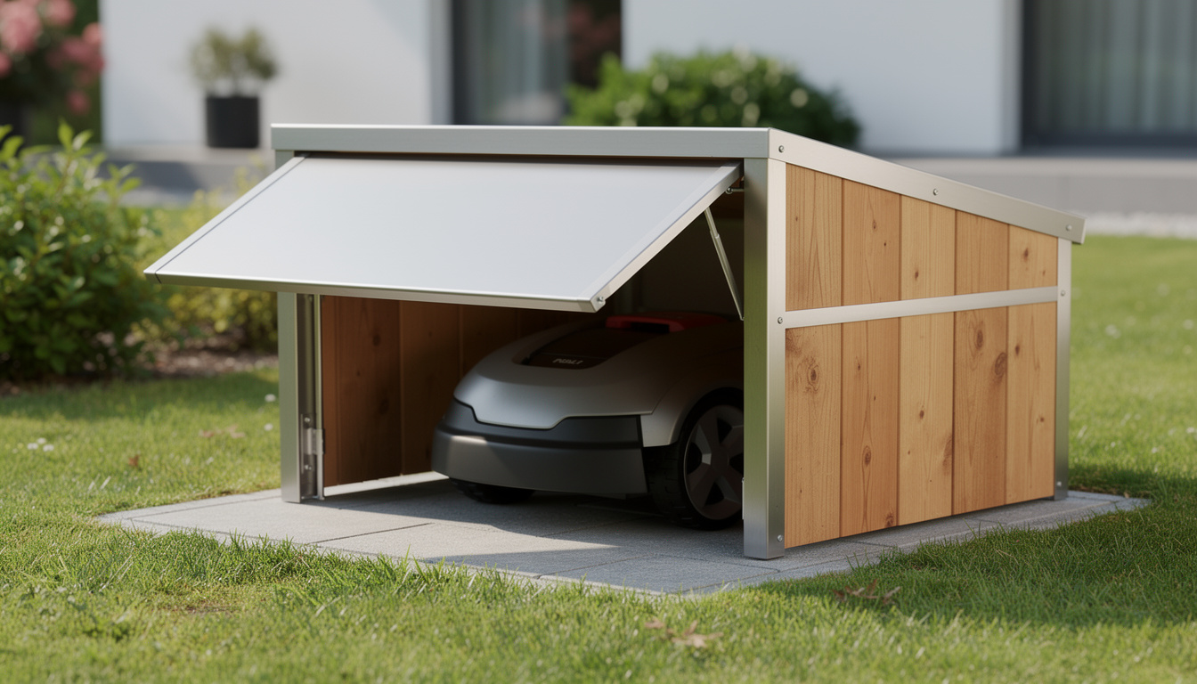 Abri robot tondeuse avec porte automatique : comment choisir le meilleur modèle découvrez comment choisir le meilleur abri pour robot tondeuse avec porte automatique, alliant protection optimale et confort d'utilisation pour votre jardin.