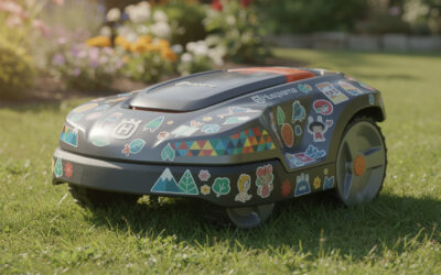 Comment personnaliser votre robot tondeuse husqvarna avec des stickers originaux