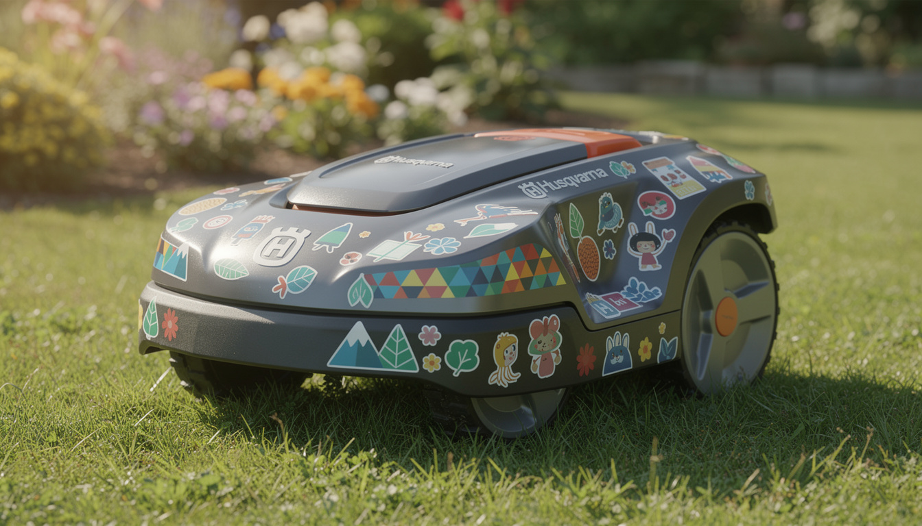 Comment personnaliser votre robot tondeuse husqvarna avec des stickers originaux découvrez comment personnaliser facilement votre robot tondeuse husqvarna avec des stickers originaux pour un look unique et personnalisé.