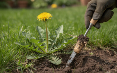 Mauvaise herbe à fleur jaune dans le gazon : comment l&rsquo;identifier et la combattre efficacement